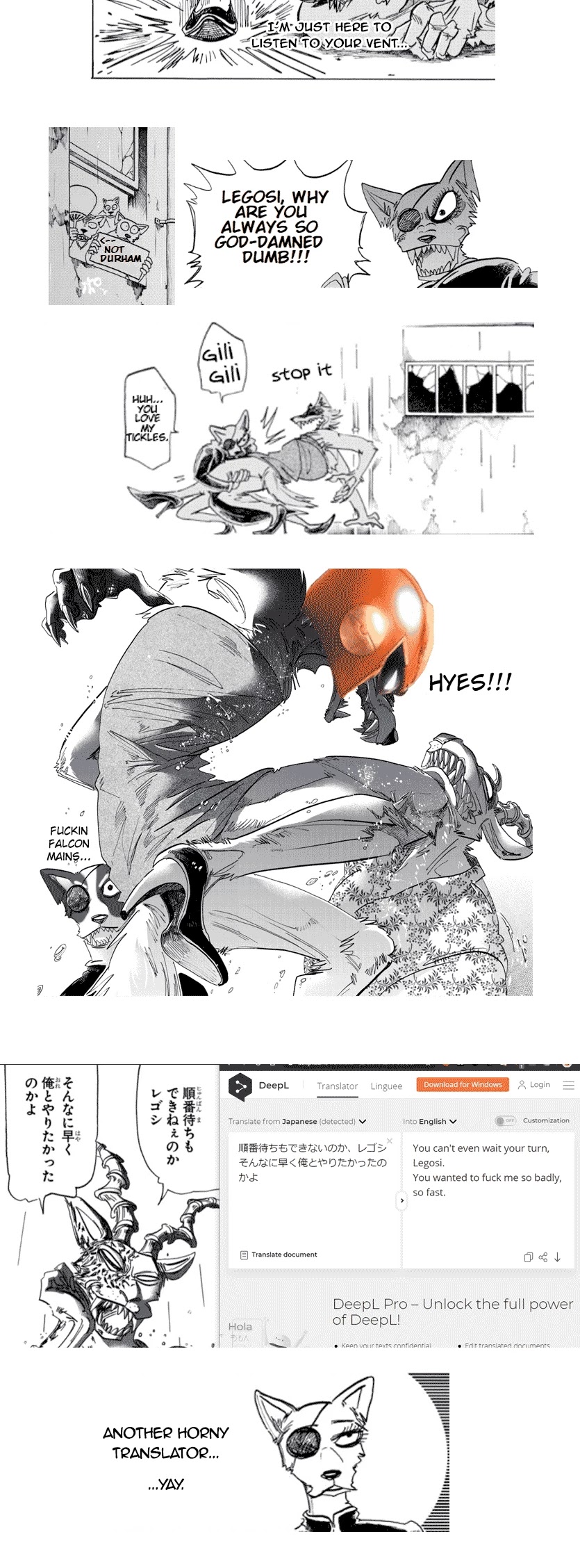 Beastars Chapter 180 page 21 - Chapter 180: It’s a Full Moon, So Leave it to Me