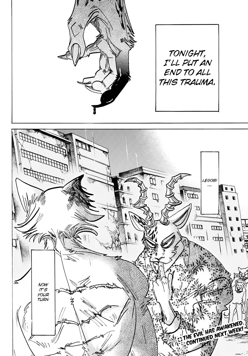 Beastars Chapter 181 page 19 - Chapter 181: Leopard Spots Like Floating Oil Slicks