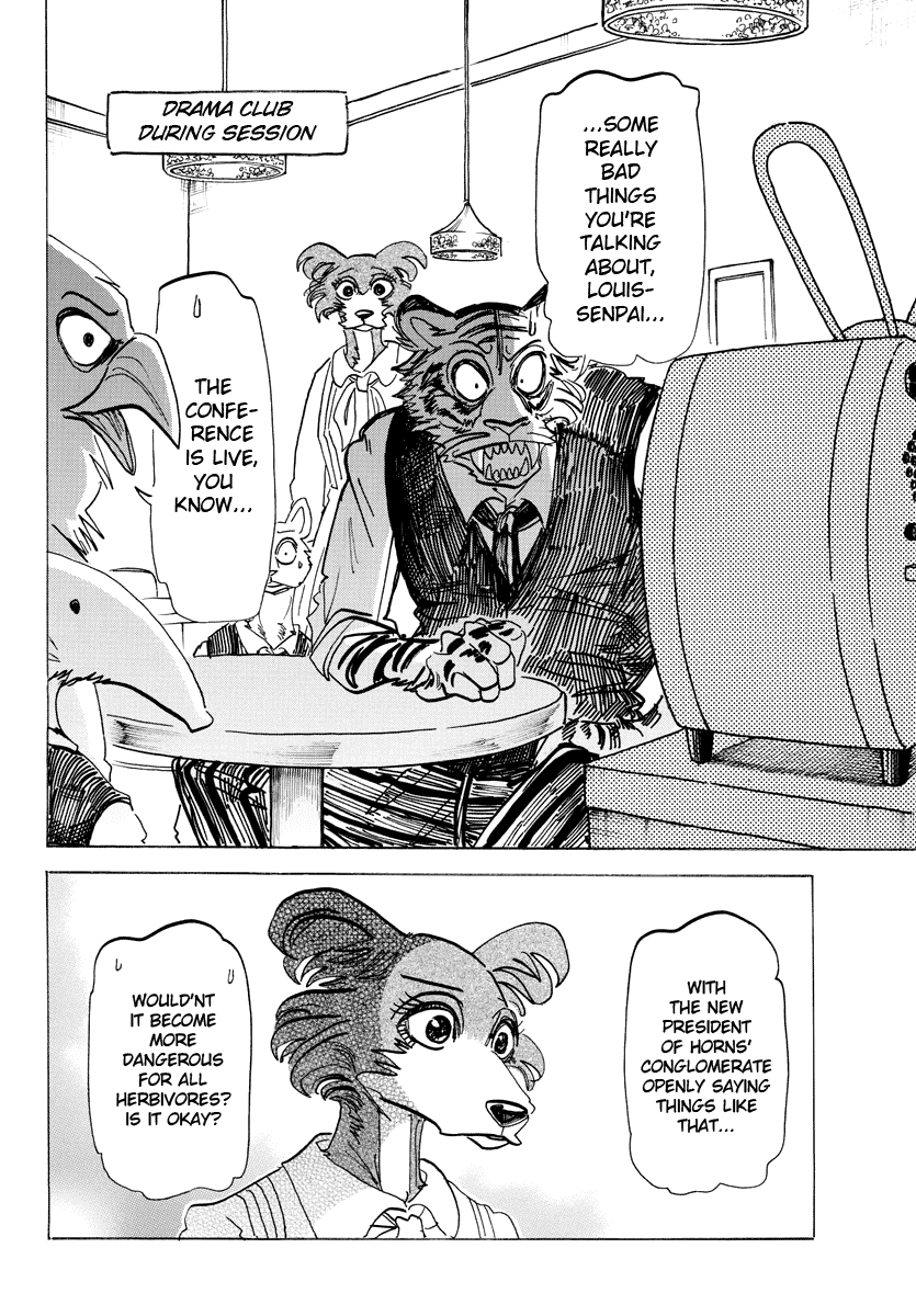 Beastars Chapter 182 page 10 - Chapter 182: Who Did You See During The Sunset On The Road To School That Day?