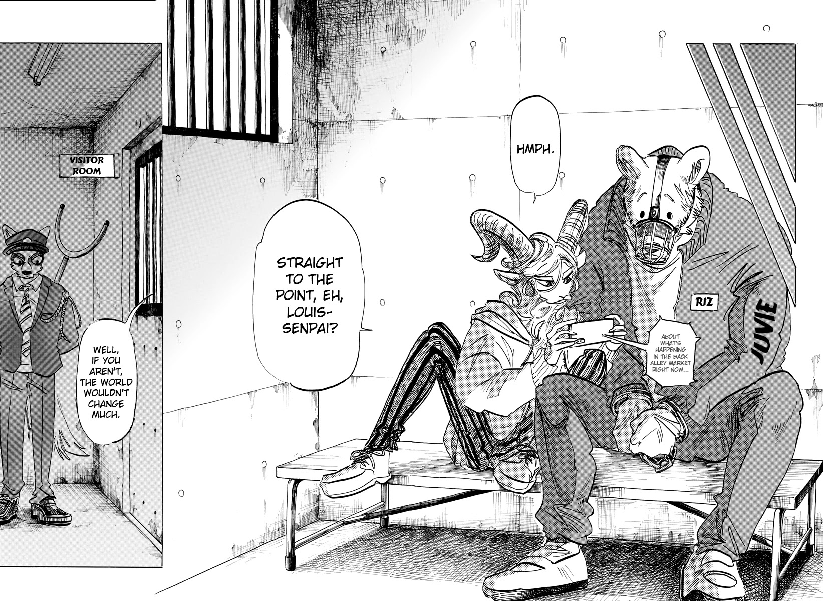 Beastars Chapter 182 page 12 - Chapter 182: Who Did You See During The Sunset On The Road To School That Day?