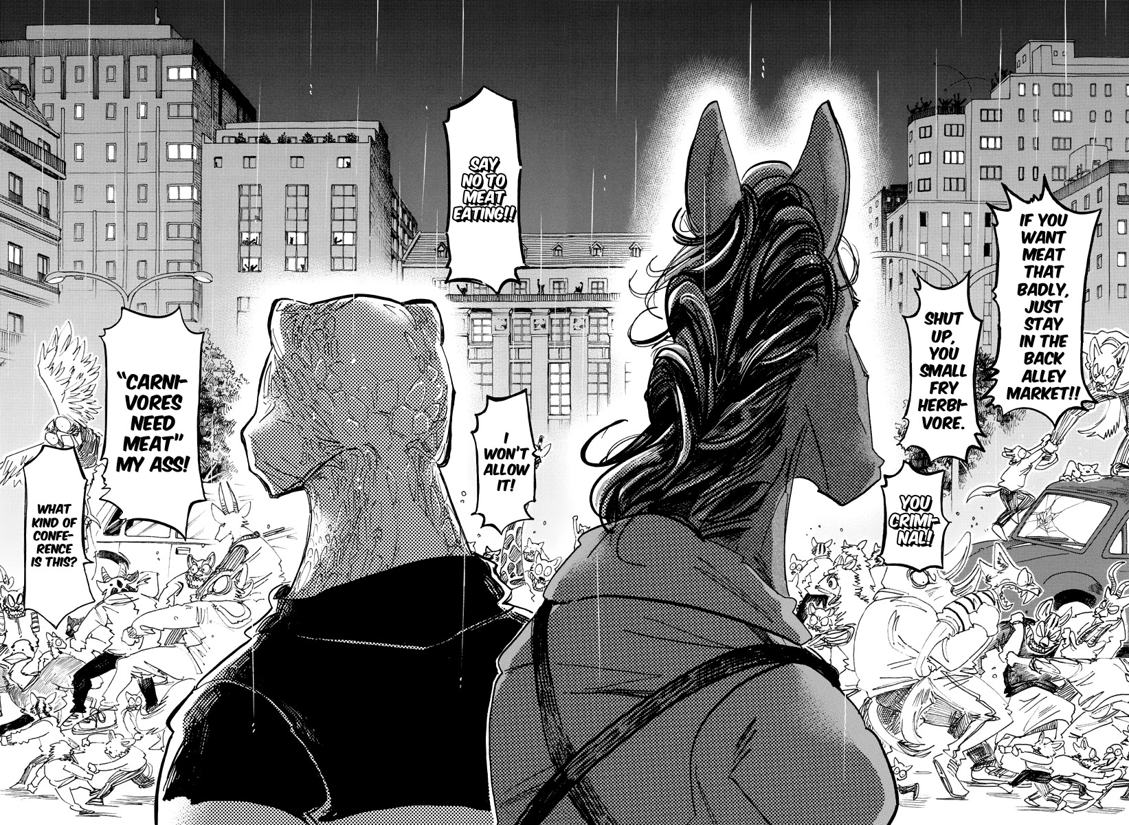 Beastars Chapter 182 page 17 - Chapter 182: Who Did You See During The Sunset On The Road To School That Day?