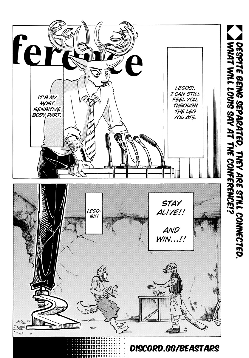 Beastars Chapter 182 page 2 - Chapter 182: Who Did You See During The Sunset On The Road To School That Day?