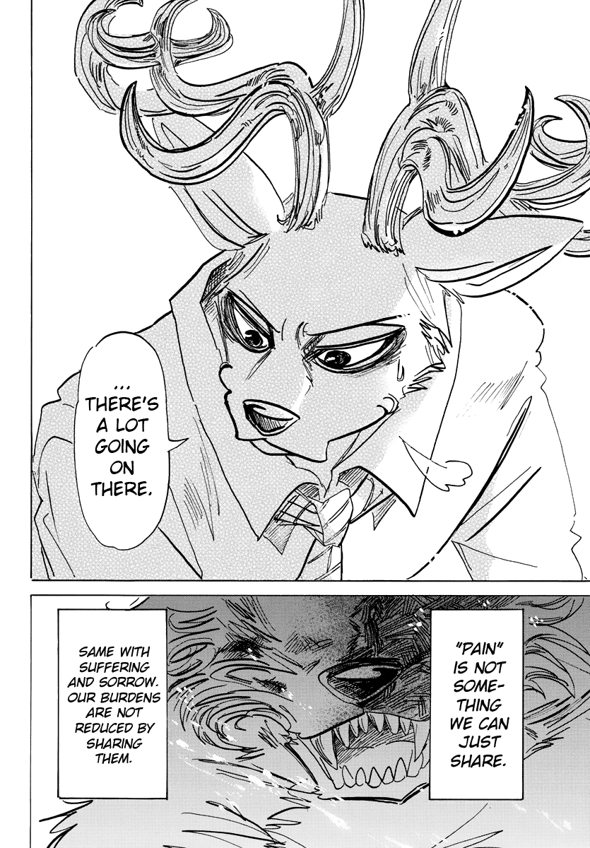 Beastars Chapter 182 page 4 - Chapter 182: Who Did You See During The Sunset On The Road To School That Day?