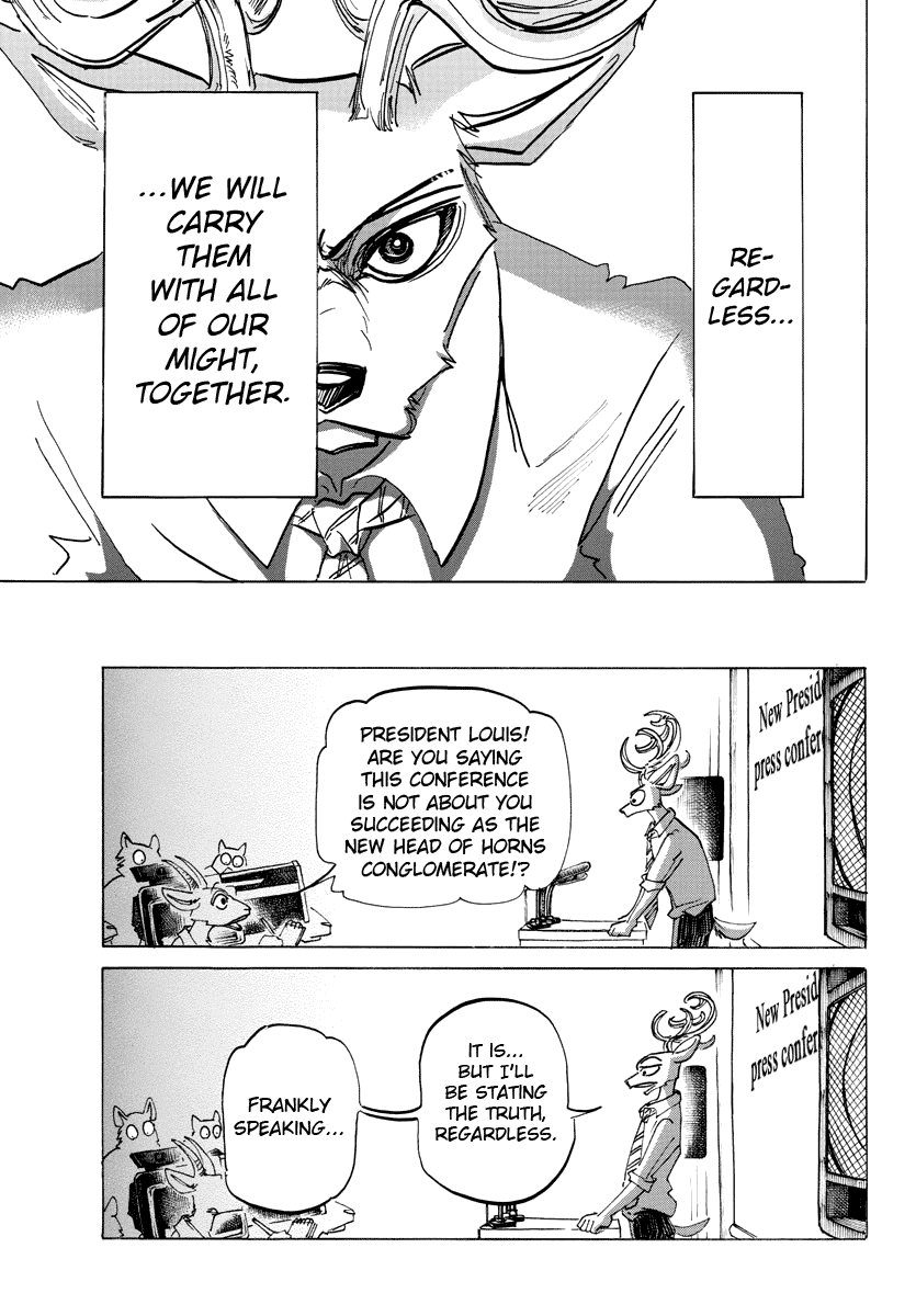 Beastars Chapter 182 page 5 - Chapter 182: Who Did You See During The Sunset On The Road To School That Day?