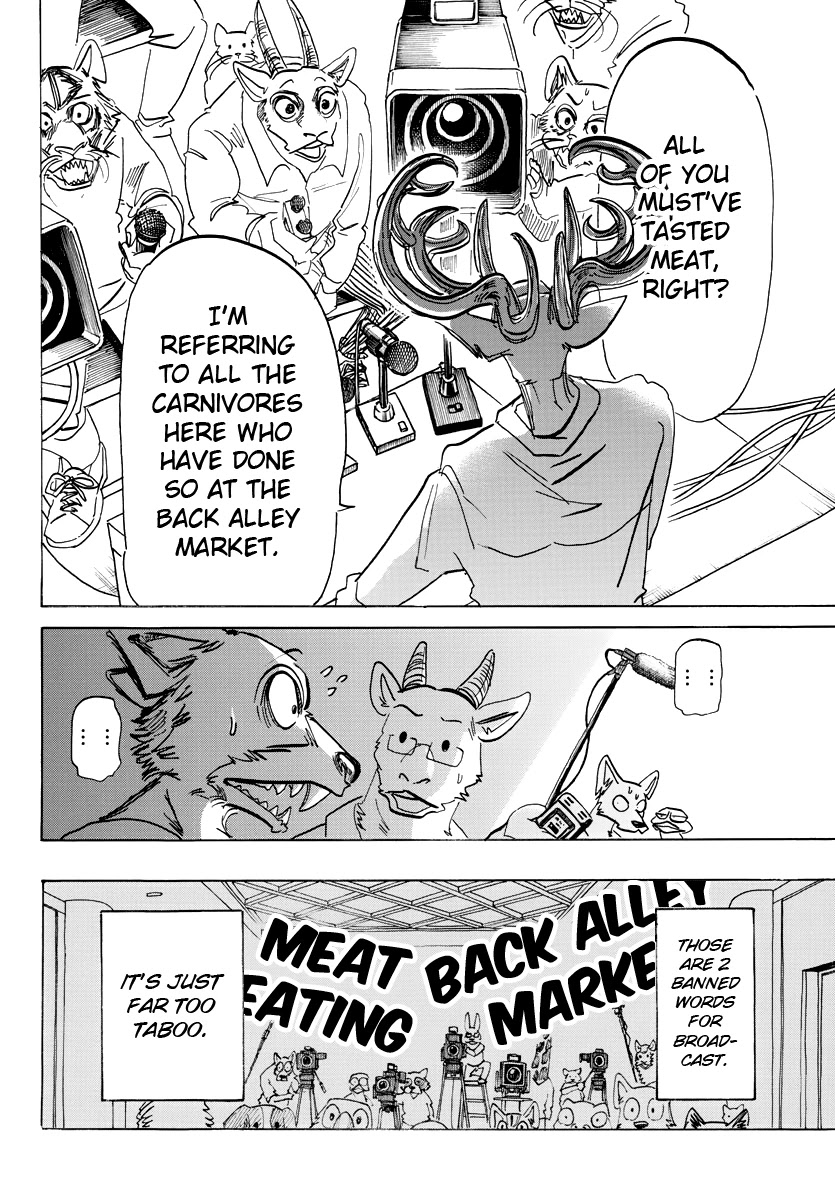 Beastars Chapter 182 page 6 - Chapter 182: Who Did You See During The Sunset On The Road To School That Day?