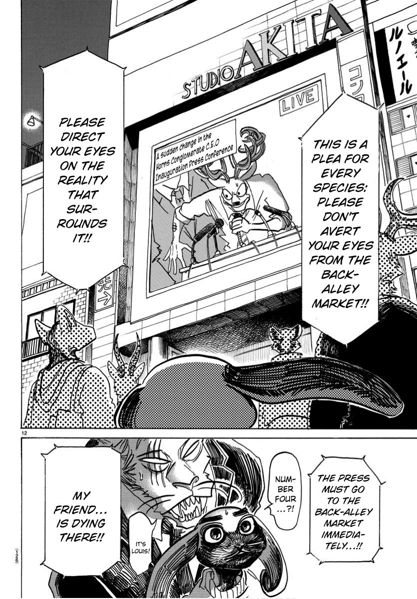 Beastars Chapter 185 page 12 - Chapter 185: Rescuing the Prince from the Transmission Tower