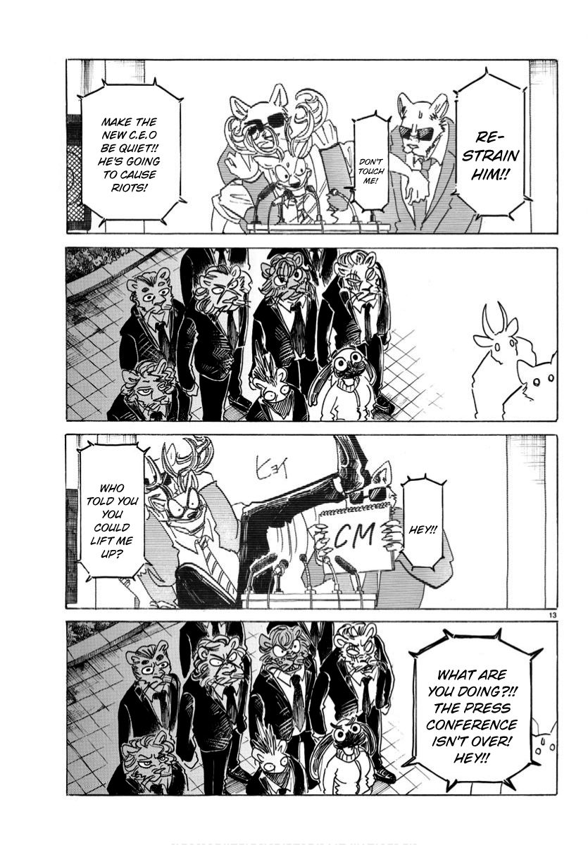 Beastars Chapter 185 page 13 - Chapter 185: Rescuing the Prince from the Transmission Tower