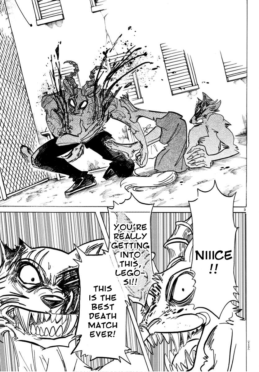 Beastars Chapter 185 page 3 - Chapter 185: Rescuing the Prince from the Transmission Tower
