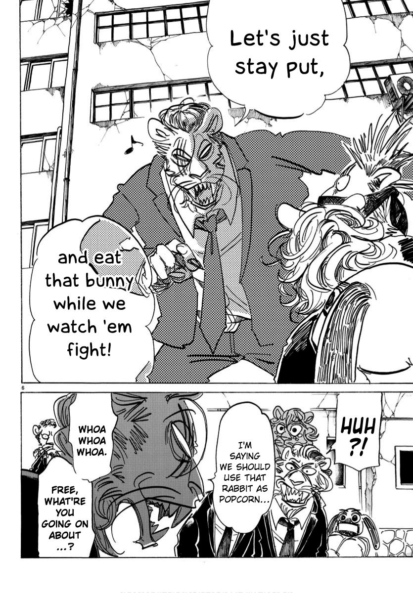Beastars Chapter 185 page 6 - Chapter 185: Rescuing the Prince from the Transmission Tower