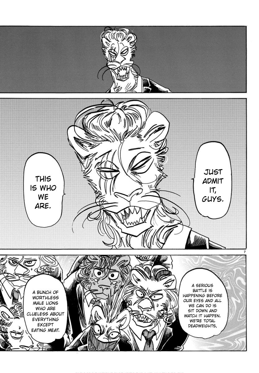 Beastars Chapter 185 page 7 - Chapter 185: Rescuing the Prince from the Transmission Tower
