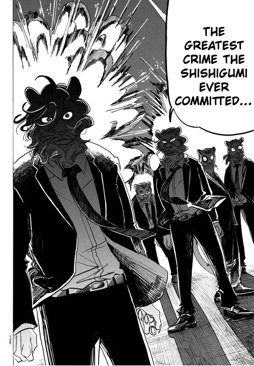 Beastars Chapter 186 page 11 - Chapter 186: A Black Parachute That Was Made to Be Opened at This Day