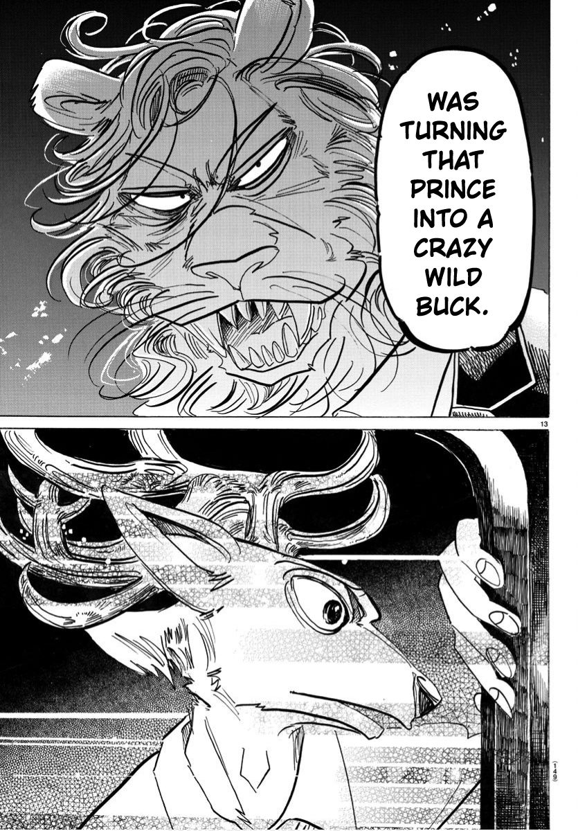 Beastars Chapter 186 page 12 - Chapter 186: A Black Parachute That Was Made to Be Opened at This Day