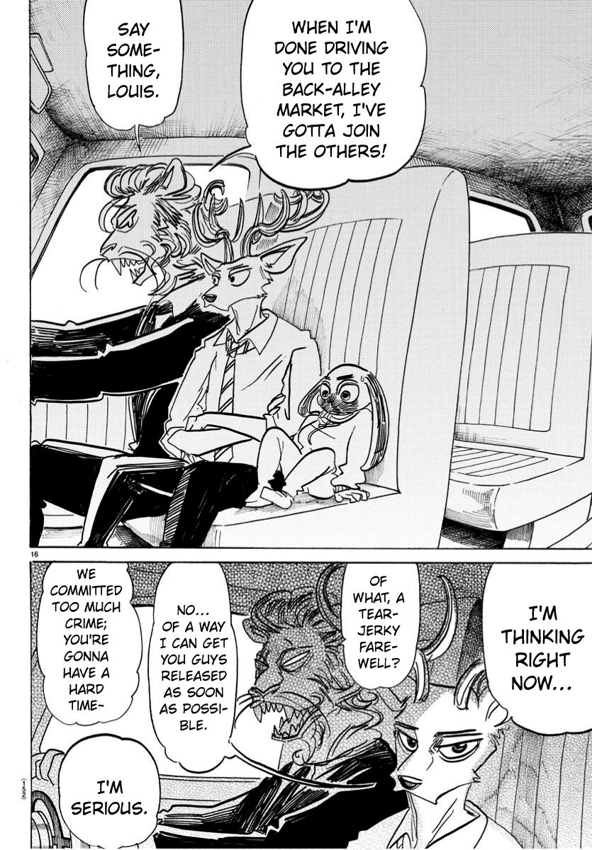 Beastars Chapter 186 page 15 - Chapter 186: A Black Parachute That Was Made to Be Opened at This Day