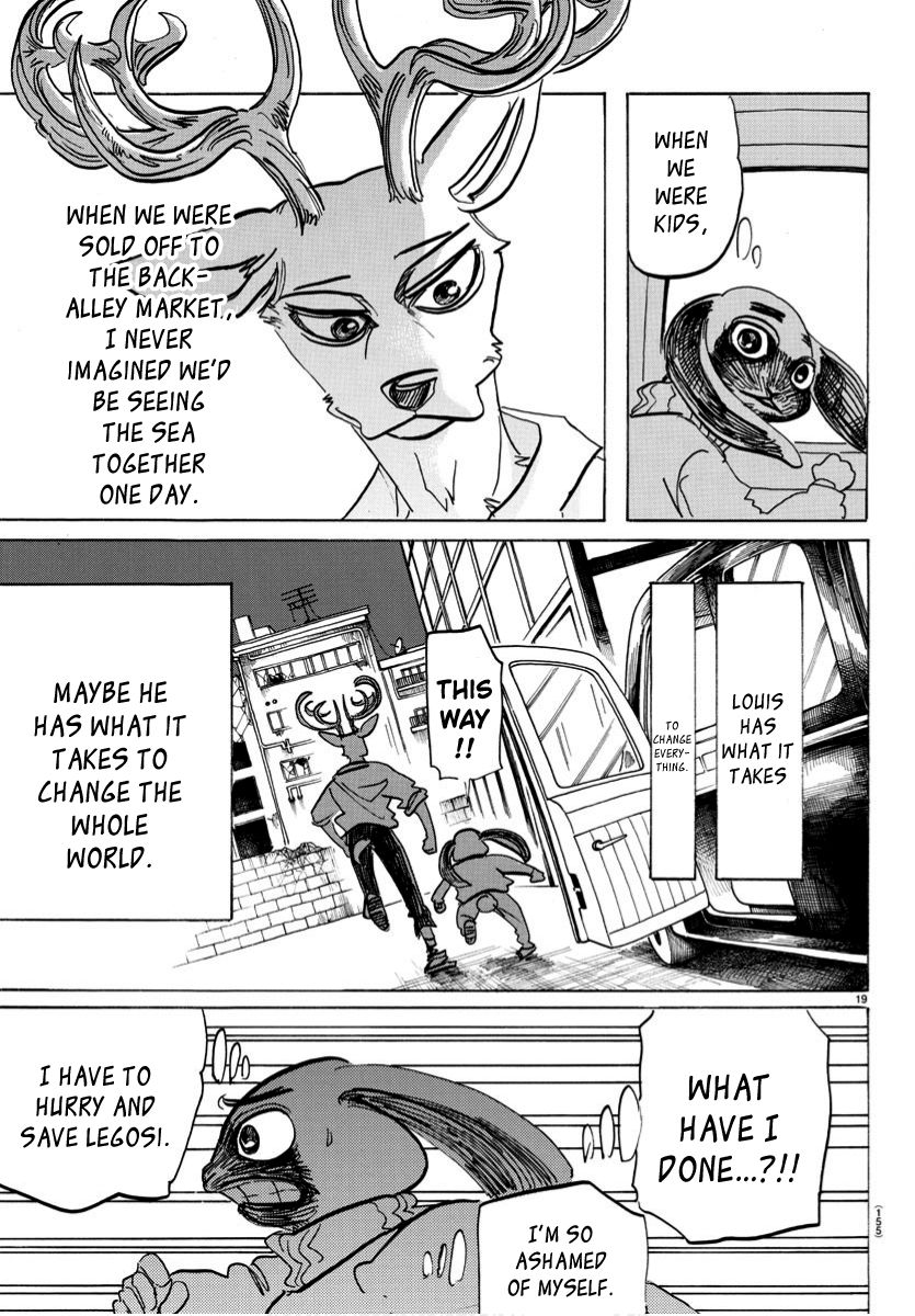 Beastars Chapter 186 page 18 - Chapter 186: A Black Parachute That Was Made to Be Opened at This Day