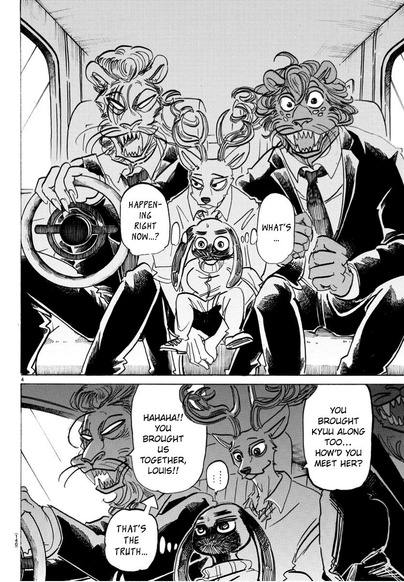 Beastars Chapter 186 page 4 - Chapter 186: A Black Parachute That Was Made to Be Opened at This Day