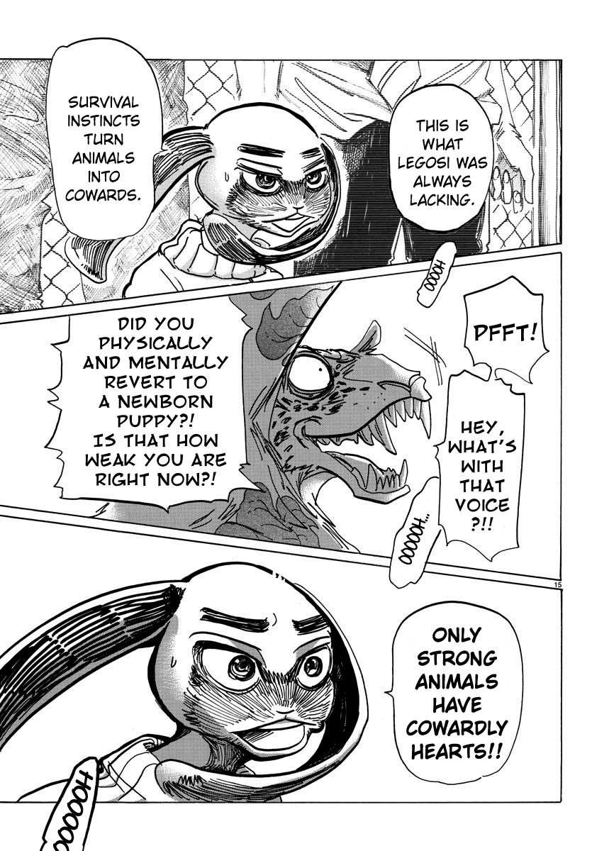 Beastars Chapter 187 page 15 - Chapter 187: An Examination of the Phrase "Running Like a Rabbit