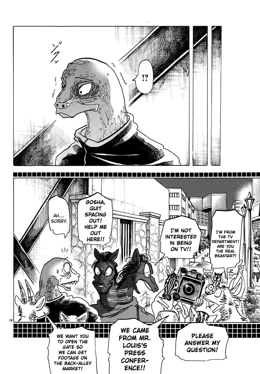 Beastars Chapter 187 page 18 - Chapter 187: An Examination of the Phrase "Running Like a Rabbit