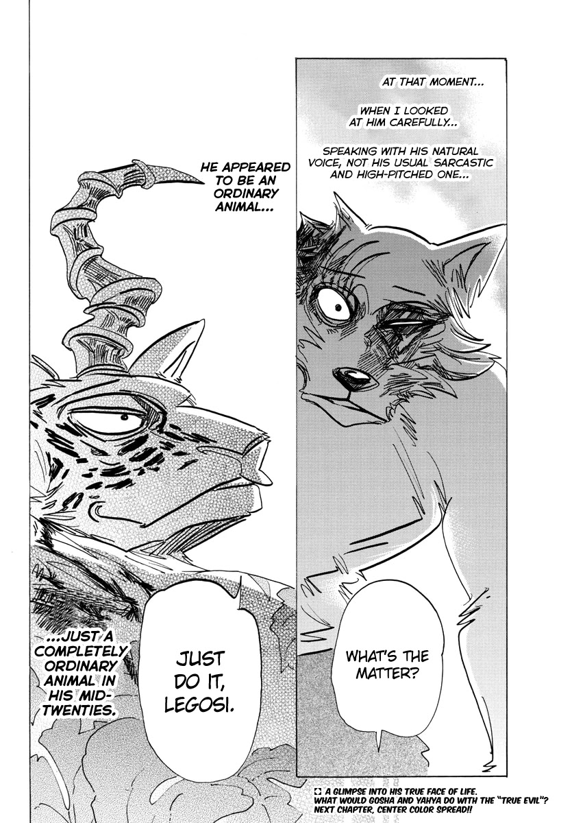 Beastars Chapter 188 page 18 - Chapter 188: Raise Your Neglectful Hand