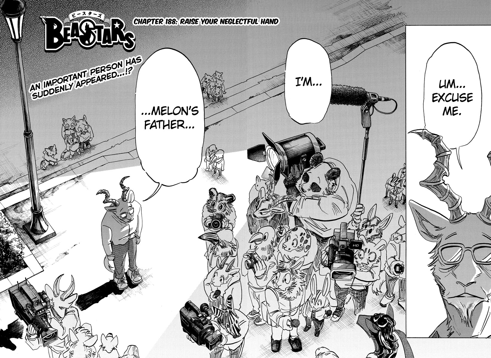 Beastars Chapter 188 page 2 - Chapter 188: Raise Your Neglectful Hand