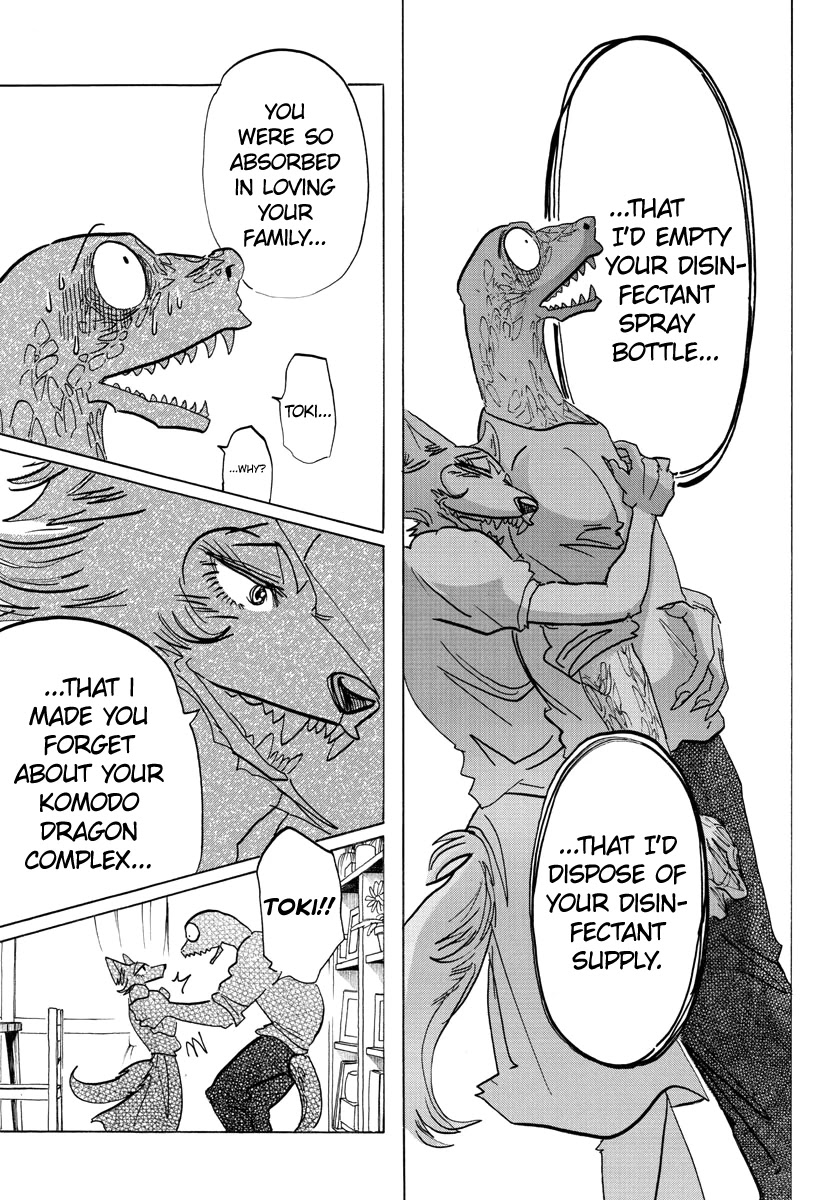 Beastars Chapter 189 page 17 - Chapter 189: The Rose Withered by Overnutrition!!