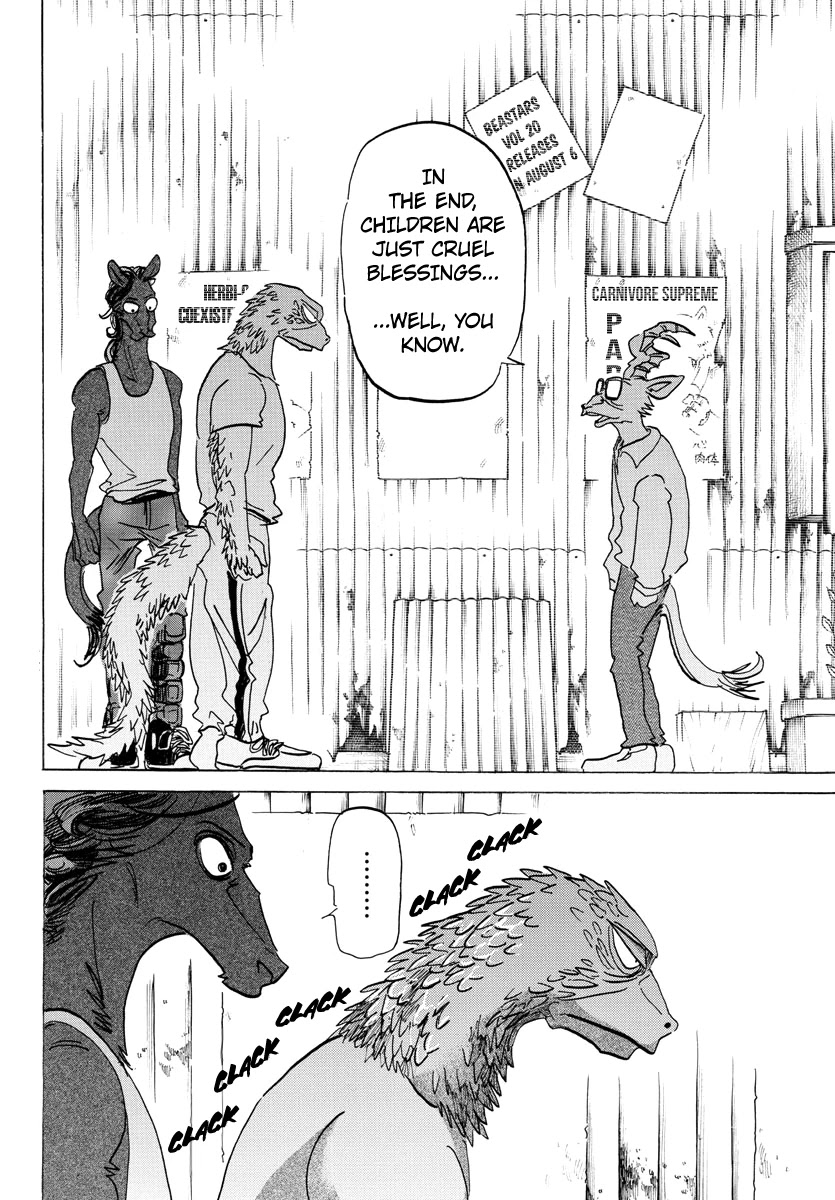 Beastars Chapter 189 page 3 - Chapter 189: The Rose Withered by Overnutrition!!