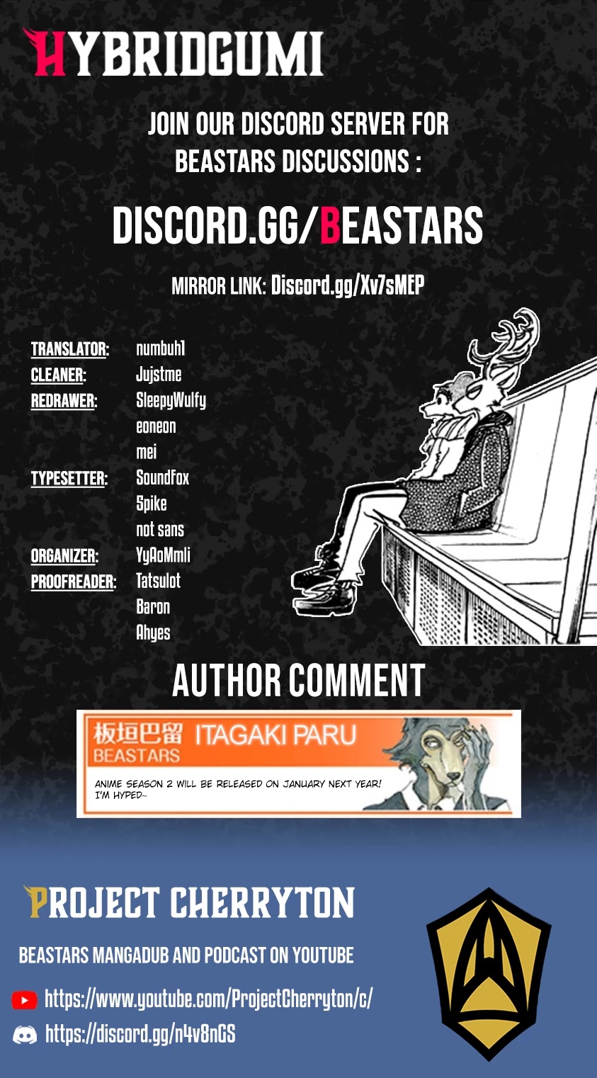 Beastars Chapter 194 page 20 - Chapter 194: Eternity Until Every Window Turns Dark