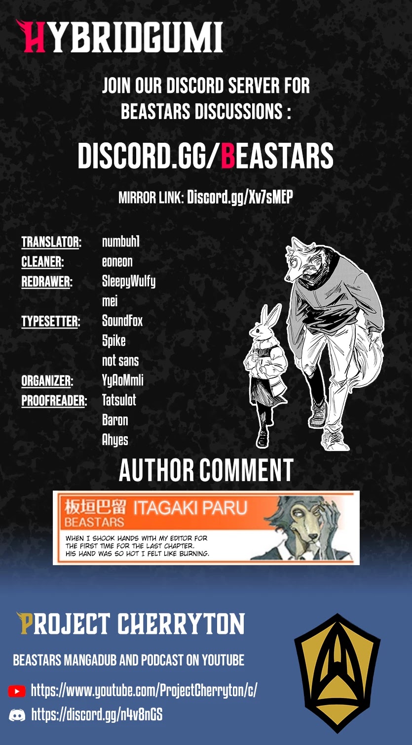 Beastars Chapter 195 page 20 - Chapter 195: The Last One-On-One Battle of The Mammals