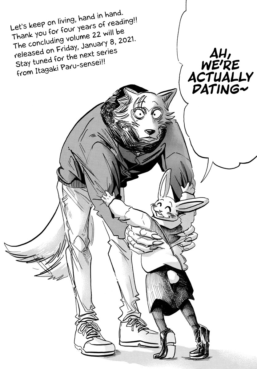 Beastars Chapter 196 page 21 - Chapter 196: The Story of a Wolf and a Rabbit [END]