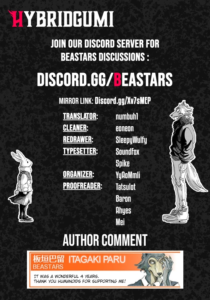 Beastars Chapter 196 page 23 - Chapter 196: The Story of a Wolf and a Rabbit [END]