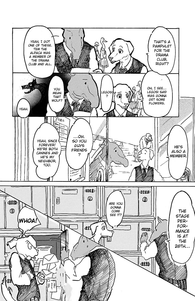 Beastars Chapter 2 page 4 - Chapter 2: To Stroke One's Fur the Wrong Way