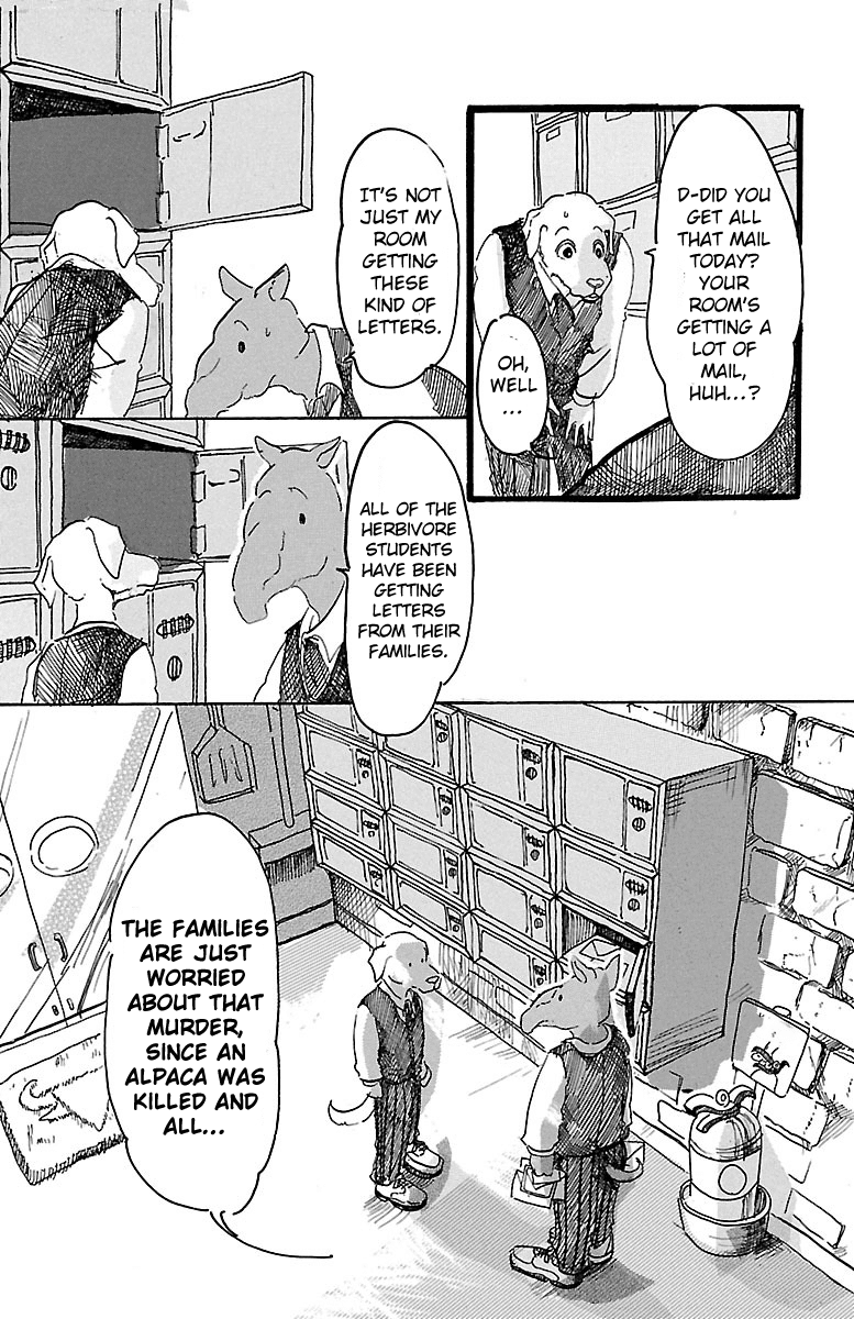 Beastars Chapter 2 page 5 - Chapter 2: To Stroke One's Fur the Wrong Way