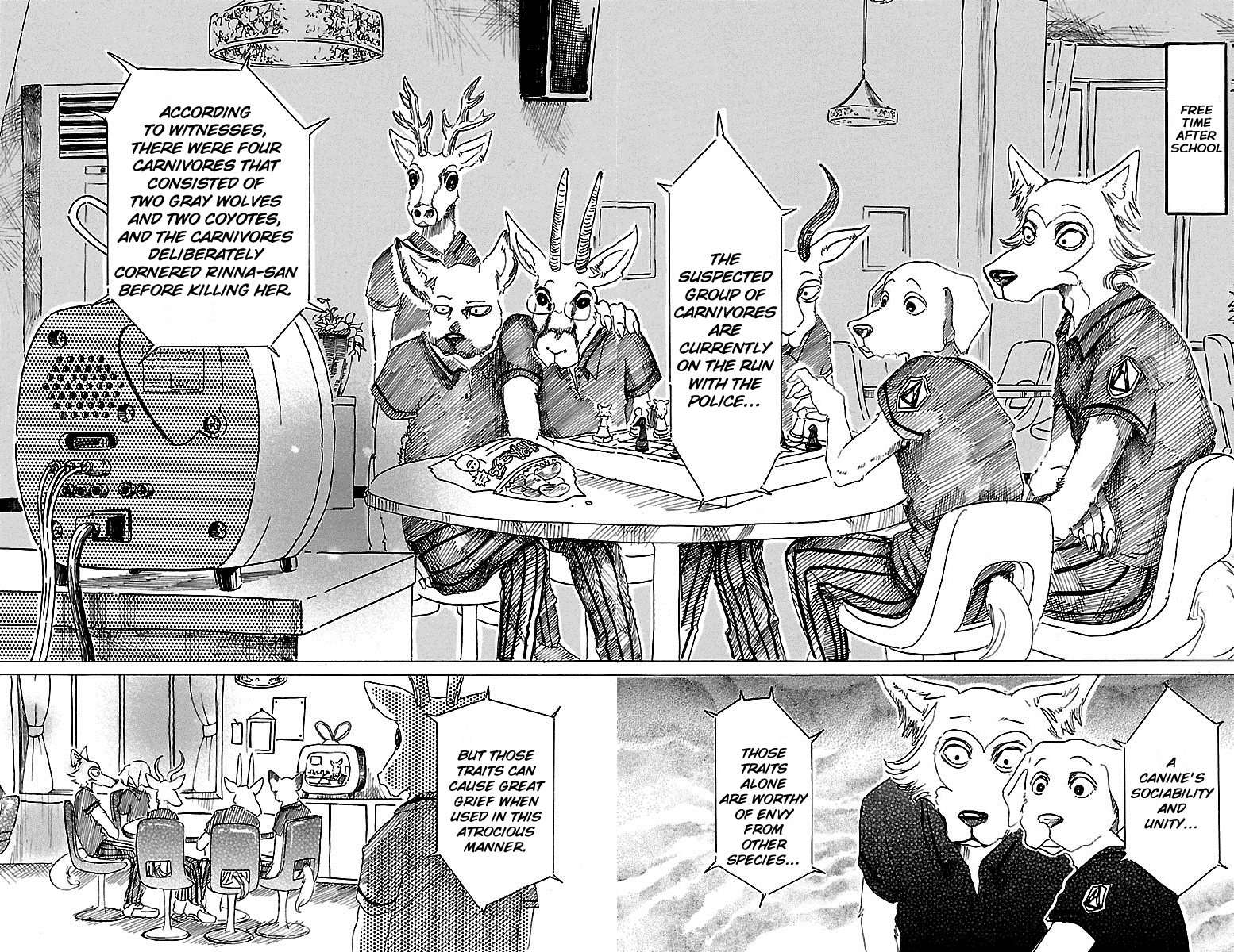 Beastars Chapter 21 page 2 - Chapter 21: Resonance with the Outside World
