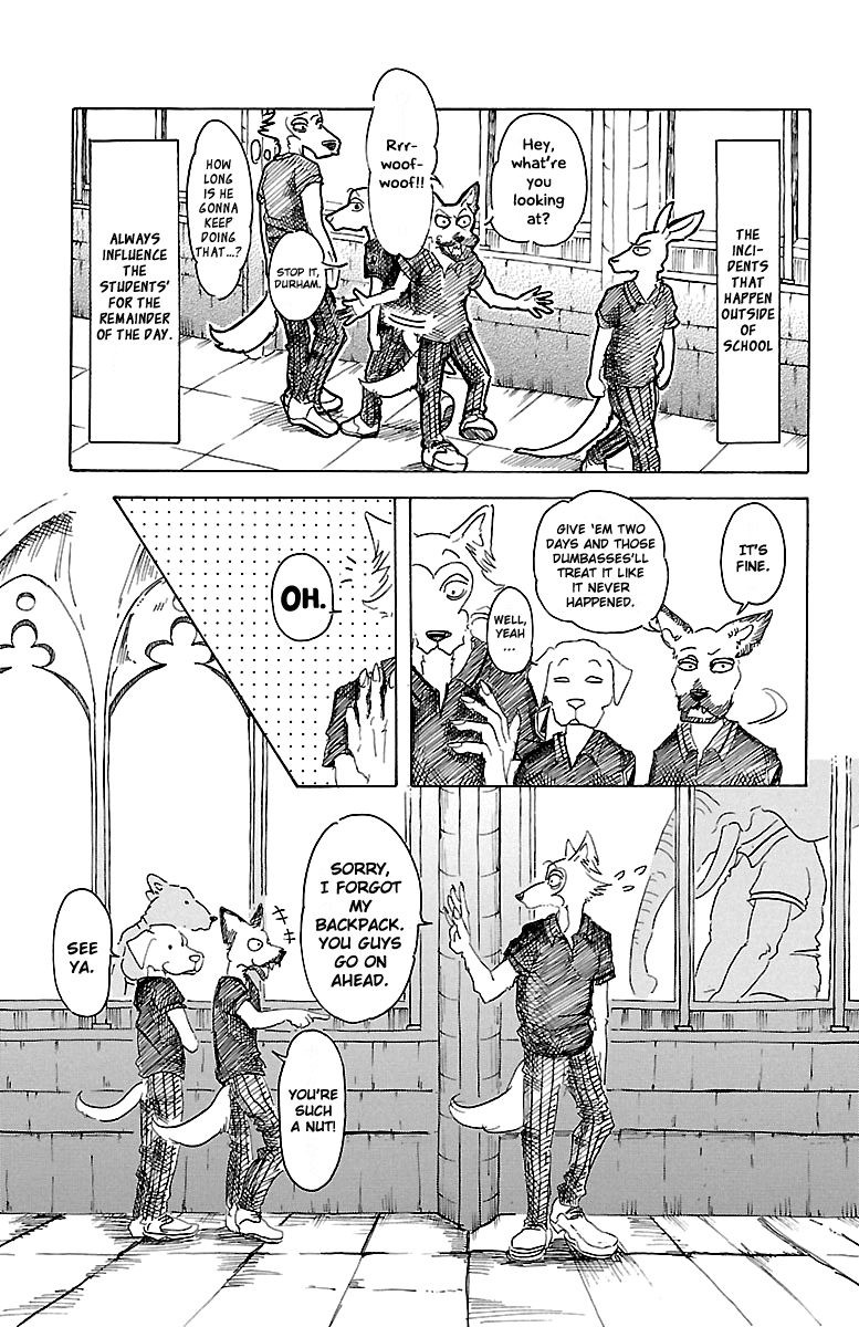 Beastars Chapter 21 page 4 - Chapter 21: Resonance with the Outside World