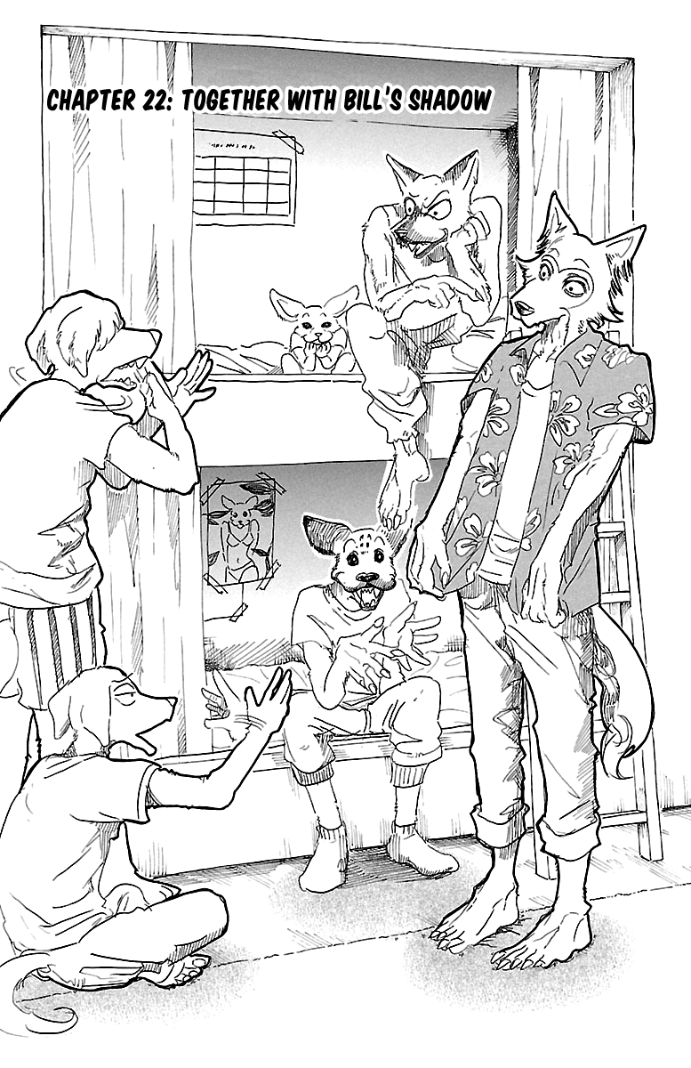 Beastars Chapter 22 page 1 - Chapter 22: Together with Bill's Shadow