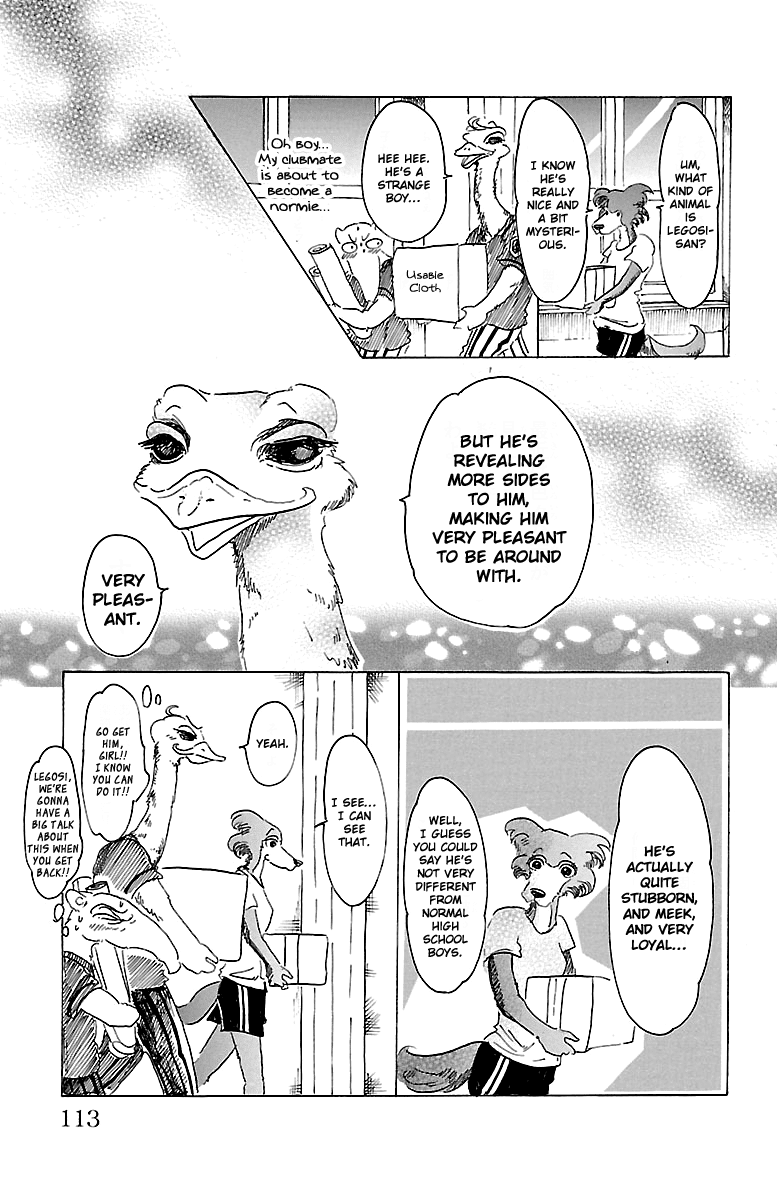 Beastars Chapter 22 page 5 - Chapter 22: Together with Bill's Shadow