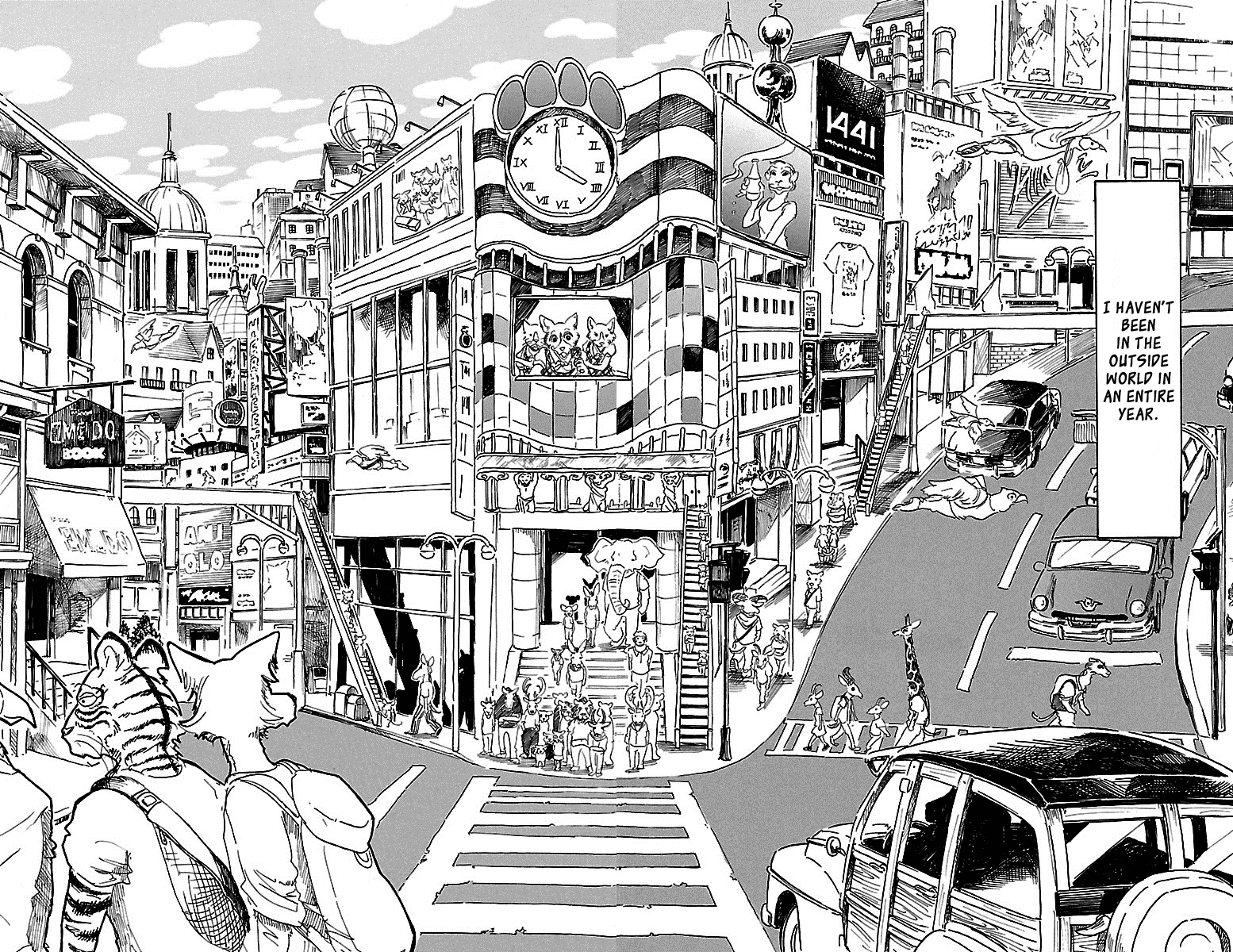 Beastars Chapter 22 page 8 - Chapter 22: Together with Bill's Shadow