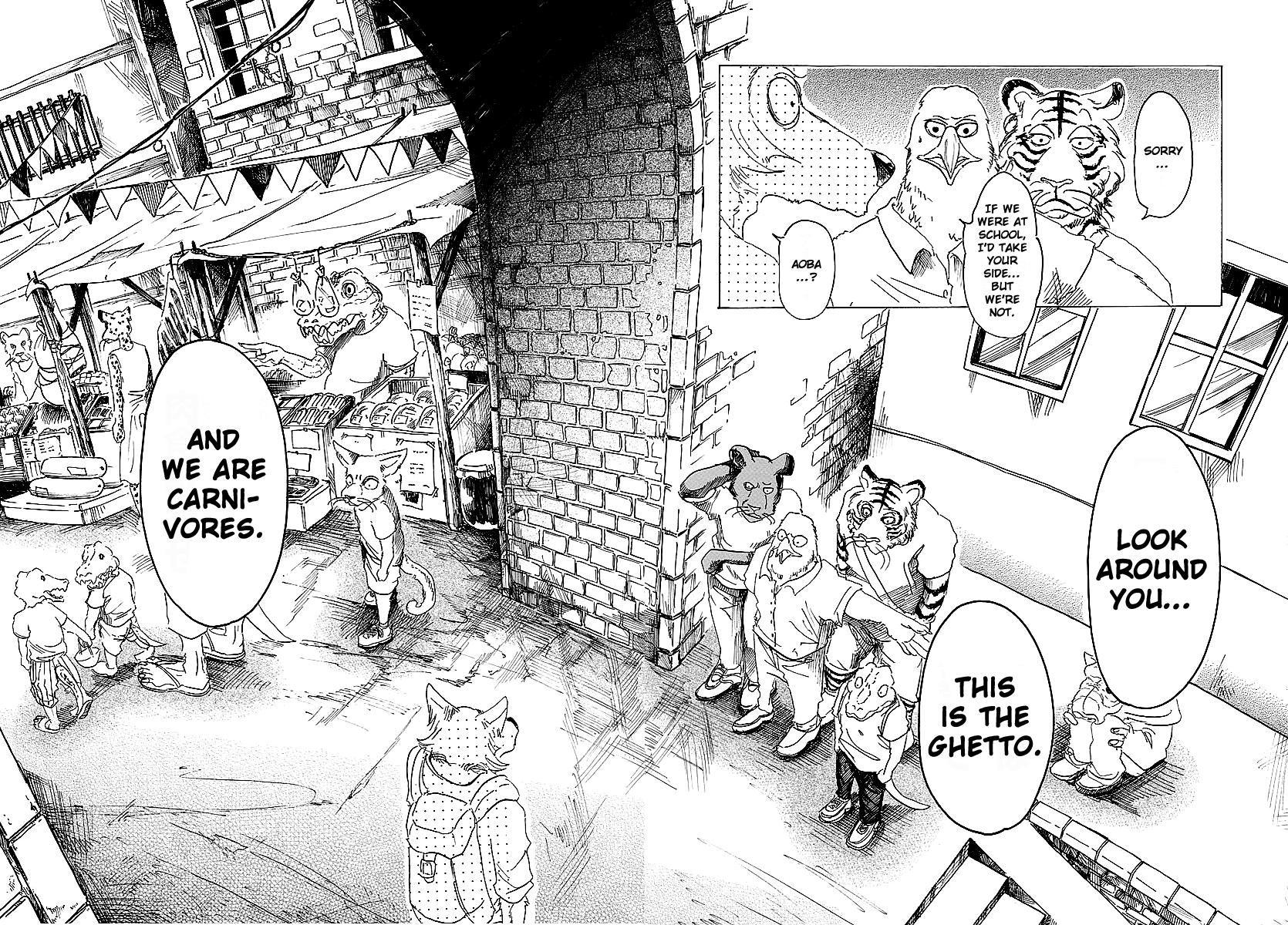 Beastars Chapter 23 page 8 - Chapter 23: Falling Down the Stairs of Adulthood