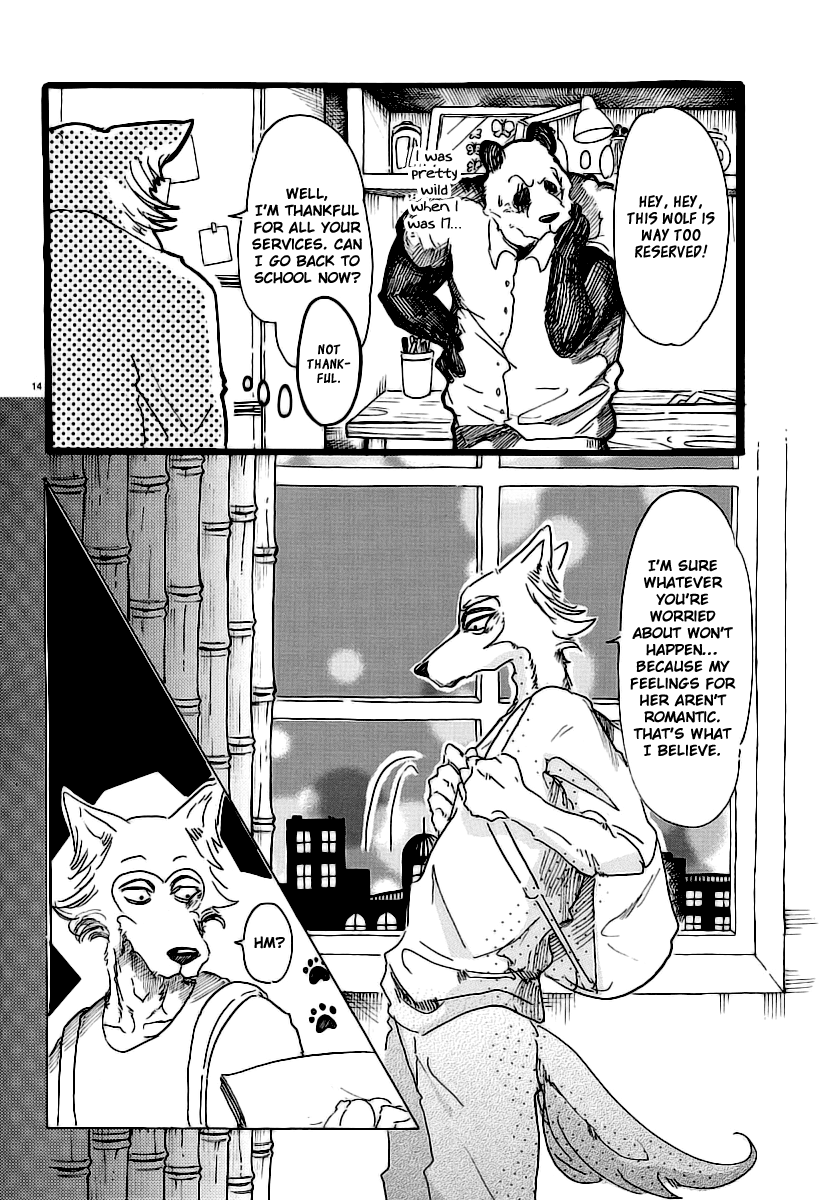 Beastars Chapter 25 page 14 - Chapter 25: My Eyes Filled with Tears, My Heart Filled with Sorrow