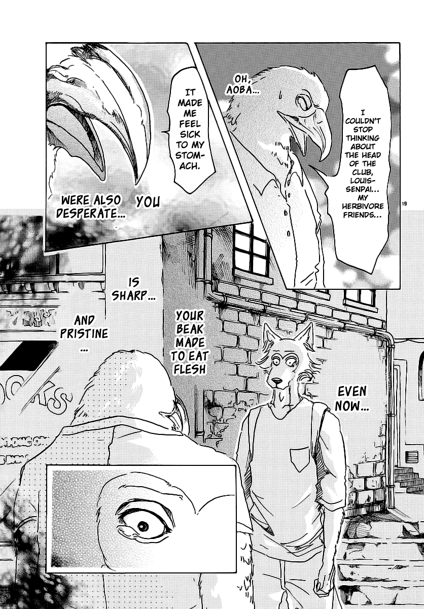 Beastars Chapter 25 page 19 - Chapter 25: My Eyes Filled with Tears, My Heart Filled with Sorrow