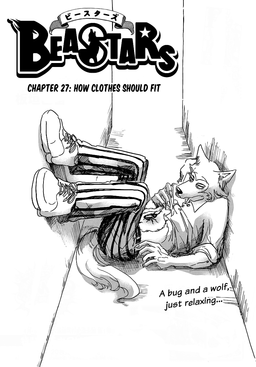 Beastars Chapter 27 page 1 - Chapter 27: How Clothes Should Fit