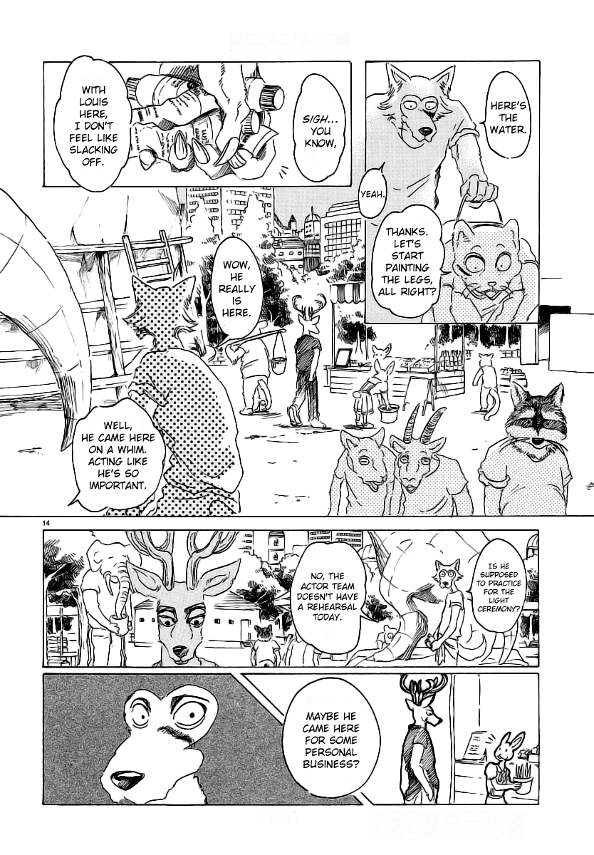 Beastars Chapter 28 page 14 - Chapter 28: The Brilliance of Emotions