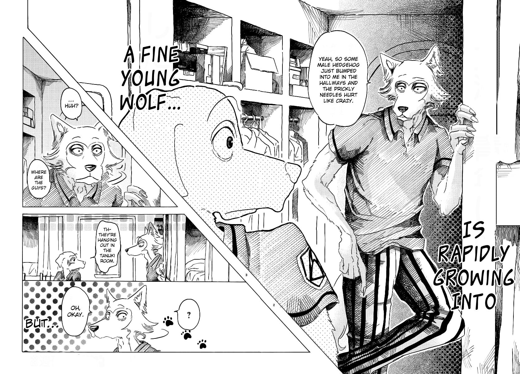 Beastars Chapter 28 page 3 - Chapter 28: The Brilliance of Emotions