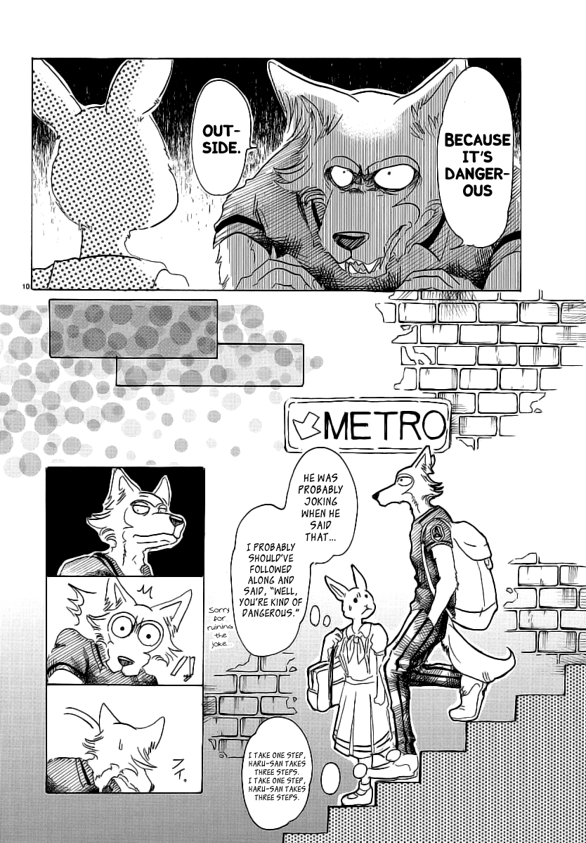 Beastars Chapter 29 page 12 - Chapter 29: Refreshing Wind from the Passing of a Metro Train