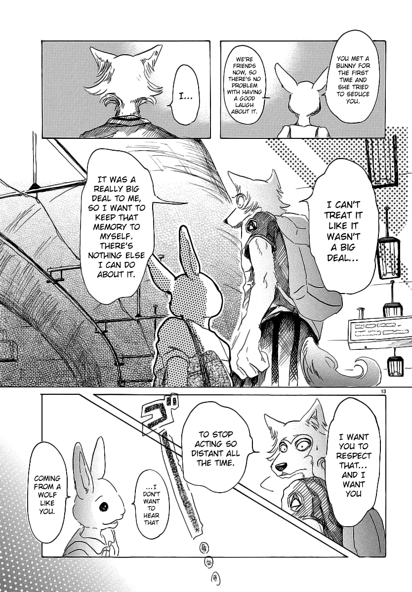Beastars Chapter 29 page 15 - Chapter 29: Refreshing Wind from the Passing of a Metro Train