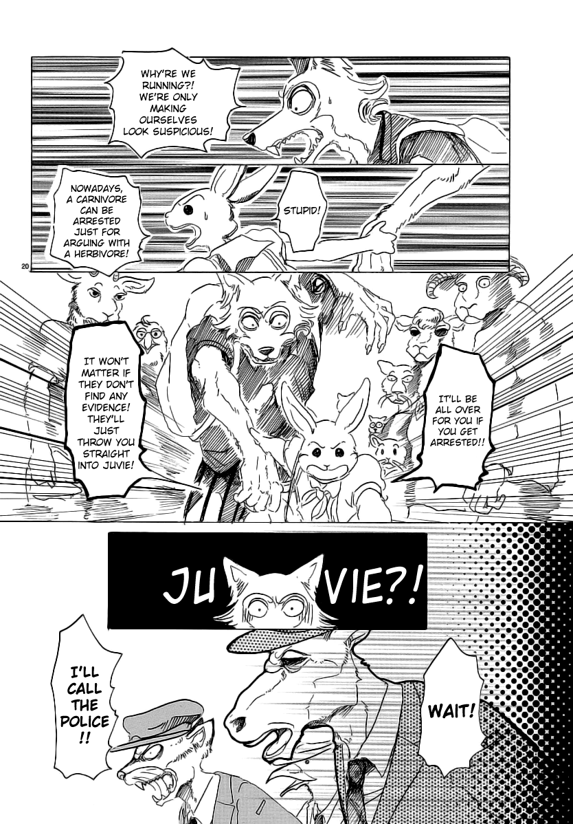 Beastars Chapter 29 page 21 - Chapter 29: Refreshing Wind from the Passing of a Metro Train