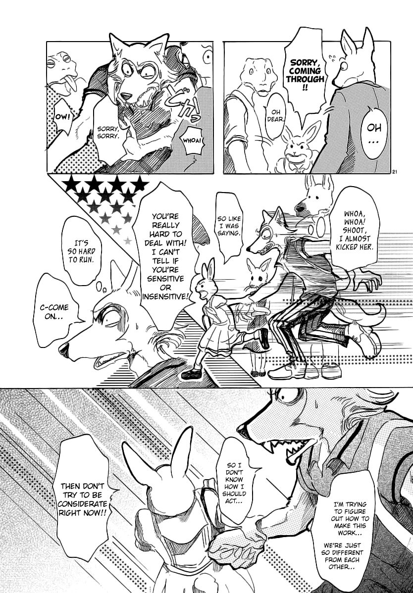 Beastars Chapter 29 page 22 - Chapter 29: Refreshing Wind from the Passing of a Metro Train