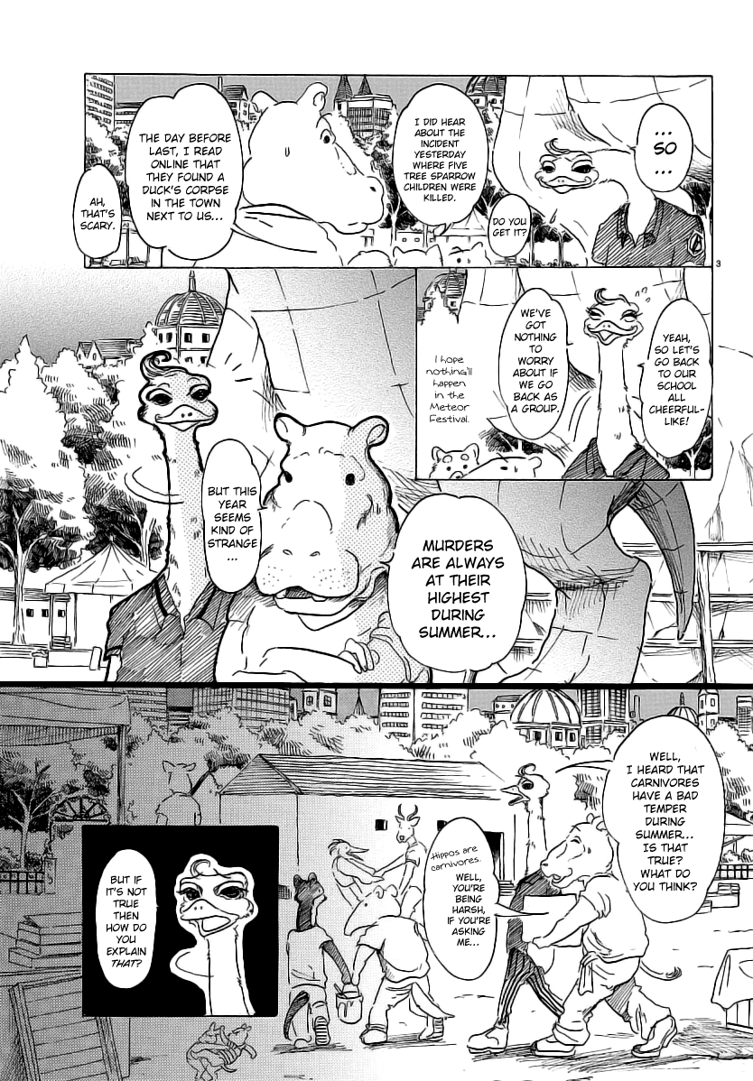 Beastars Chapter 29 page 5 - Chapter 29: Refreshing Wind from the Passing of a Metro Train