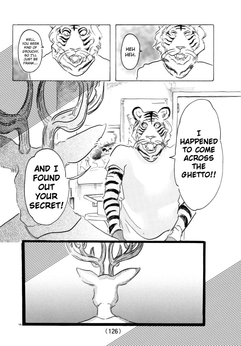 Beastars Chapter 30 page 13 - Chapter 30: An Animal Tamer with Nerves of Steel