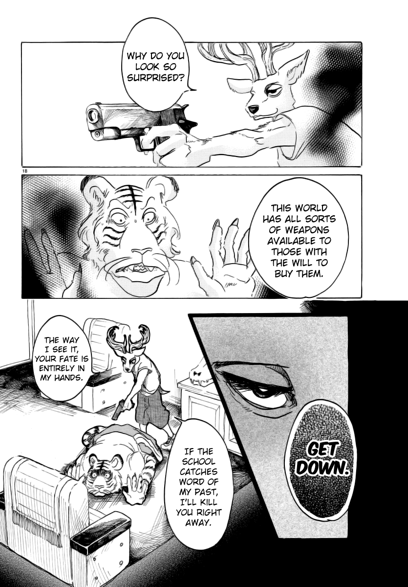 Beastars Chapter 30 page 16 - Chapter 30: An Animal Tamer with Nerves of Steel
