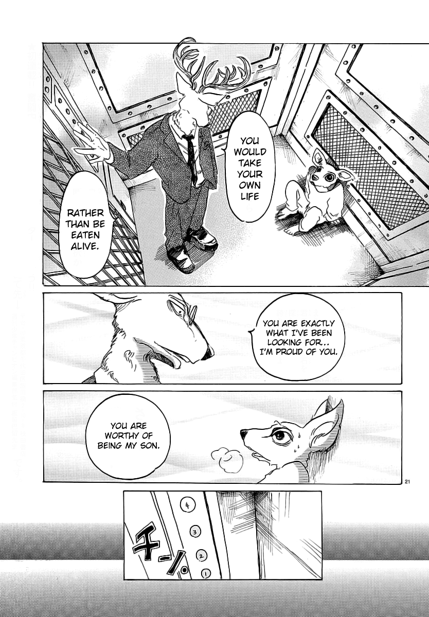 Beastars Chapter 33 page 21 - Chapter 33: To Make a Solemn Vow